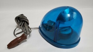 動作品 PALITE パトライト KY-12 流線回転灯 DC12V 青色 シガーソケット FLASH BALL フラッシュボール 回転灯 非常信号灯 一部破損あり