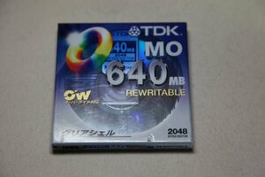 TDK MO-DW640A 640MB MOディスク 未開封★1051