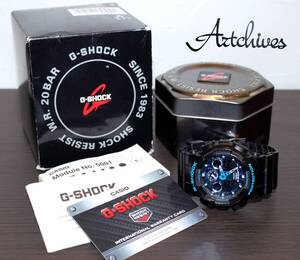 ☆時計☆CASIO (カシオ)☆GA-100CB-1AER☆G-SHOCK クォーツ BK文字盤 メンズ 腕時計☆稼動品☆『VRW-583』