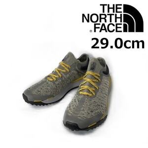 1円～!売切!【正規新品】THE NORTH FACE◆VECTIV ESCAPE KNIT シューズ スニーカー US限定 ランニング(US11/29.0cm)グレー 黄色 200703