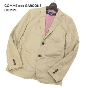 AD2013★ COMME des GARCONS HOMME コムデギャルソン オム 通年 裏チェック コットン テーラード ジャケット Sz.XS　メンズ　I4T00235_1#O