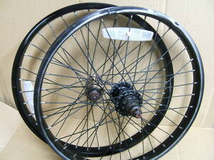 中古 ２０インチBMX車用前後ホイール 20x1.75　034 　