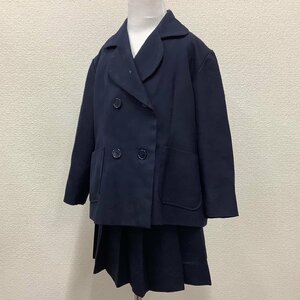 I392/Y(中古)山形県 山形大学附属小学校 女子制服2点 /110～120/120A/W58～64/丈35/ブレザー/冬スカート/洋装ワタナベ/冬/中学/高校/学生服