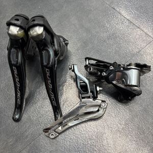 シマノ SHIMANO デュラエース DURA-ACE ST-9001 RD-9000 FD-9000 3点セット　コンポ 2x11s STIレバーディレイラーセット