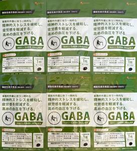 【送料無料】GABA　約6ヶ月分(30粒入×6袋)　機能性表示食品　血圧 ストレス 軽減 ギャバ 亜麻仁油 高麗人参　サプリメント　オーガランド