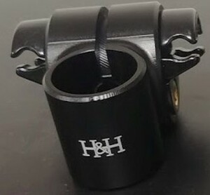 Brompton用 H&H ペンタクリップ(Saddle Clamp) 黒色(ブラック) 