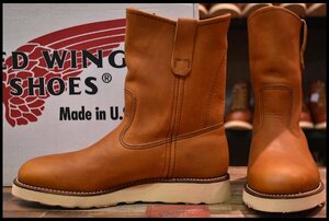 【7D 箱付 DEAD 旧羽タグ 97年】レッドウィング 866 ペコス 茶 オロイジナル クッションソール プルオン ブーツ redwing pecos HOPESMORE