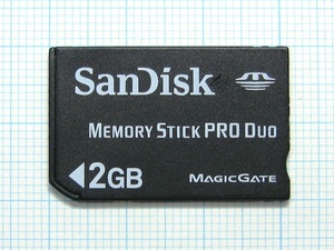 ★SanDisk メモリースティック PRODuo ２GB 中古★送料６３円～