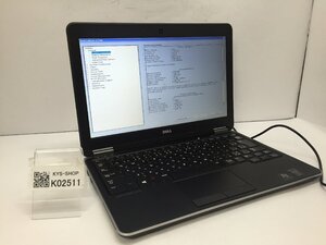 ジャンク/ Dell Latitude E7240 Intel Core i3-4010U メモリ4.1GB SSD128.03GB 【K02511】