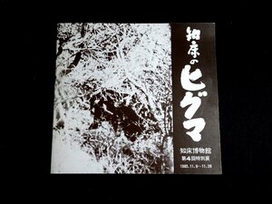 『知床のヒグマ　知床博物館第4回特別展』