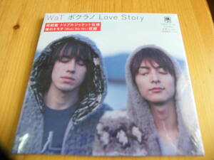 【未開封】WaT / ボクラノ Love Story☆初回盤トリプルジャケット仕様★僕のキモチ収録