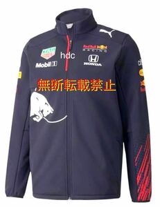 ★即決★ 完売品★PUMA プーマ Red Bull Racing レッドブル レーシング ホンダ 裏起毛フリース ソフトシェルジャケット チームブルゾン M