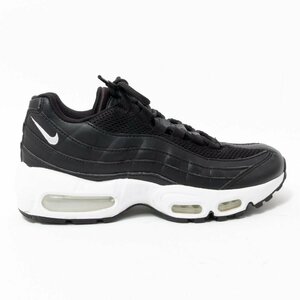 【1円スタート】NIKE ナイキ DH-8015-001 AIR MAX 95 エア マックス ローカットシューズ 23.5cm スニーカー ブラック ホワイト 合成繊維