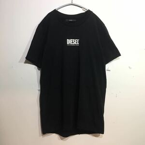 43-14 DIESEL ロゴt Sサイズ ブラック Tシャツ T-SILY-SMALLLOGO