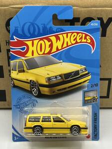 即決有★HW hotwheels ホットウィール VOLVO 850 ESTATE ボルボ 850 エステート イエロー 黄★ミニカー 数量2