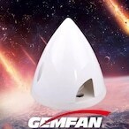 送料込（10月1日以降郵政省60円値上げ）◆Gemfan プラスチック プロペラ スピンナー・ サイズ38mm（ホワイト）NH2219-W 