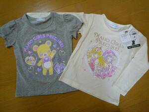 魔法使いプリキュア 半袖＆長袖 Ｔシャツ 2枚セット 新品 100cm Ｇ　ｂ