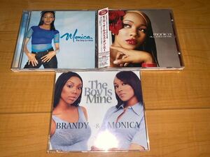 【中古CD】Monica アルバム・シングル3枚セット / モニカ / The Boy Is Mine / All Eyez On Me / The Boy Is Mine (Single) / Brandy