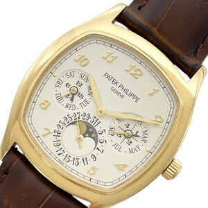 パテック・フィリップ PATEK PHILIPPE グランド コンプリケーション パーペチュアルカレンダー 5940J-001 K18YG/革ベルト 腕時計メンズ中古