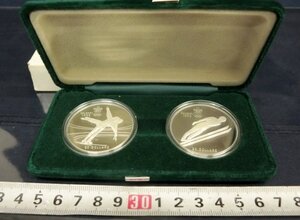 L4779 カルガリー1988 五輪 オリンピック calgary 1988 20 dollar coin 硬貨 記念コイン