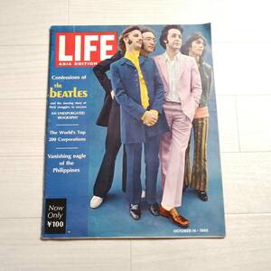 ビートルズ A⑱ LIFE ASIA EDITION Confeessions of THE Beatles ライフ英語版 グッズ ジョンレノン 雑誌 写真集