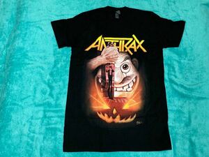 ANTHRAX アンスラックス Tシャツ S バンドT ロックT Spreading the Disease Among the Living State of Euphoria Metallica