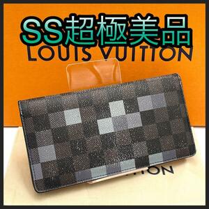 LOUIS VUITTON ルイヴィトン 長財布 ダミエ グラフィット ピクセル ポルトフォイユ ブラザNM 黒 ブラック 正規品 鑑定済み 本物 美品 レア