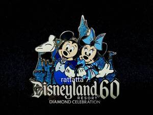 ☆Walt Disney Travel Company☆Pin☆ディズニートラベルカンパニー☆ミッキーマウス☆ミニーマウス☆ディズニーランド60周年☆ピンバッジ