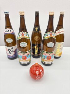 【MSE1889a】【東京都限定発送商品】未開栓 焼酎おまとめ 黒霧島 伊佐美 伊佐大泉 その他 一升瓶 350ml 25% お酒 麦こうじ 芋焼酎