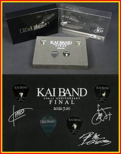 李1347 中古 Kai Band 甲斐バンド ピック 45th + 1 ANNIVERSARY FINAL 2021,7,10 100万＄ ナイト in 横浜赤レンガ倉庫