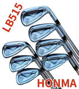 本間ゴルフ・HONMA LB-515 右用 アイアン６番～11番 Sw 7本セット LB-1000 flex(R) グリップ新品交換済