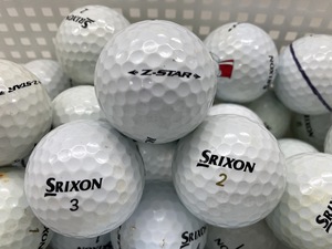 【激安 K23 送料無料】SRIXON スリクソン Z-STAR 2021年モデル ホワイト C級 40個【ロストボール】