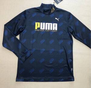 送料無料◆新品◆プーマ ゴルフ AOP 長袖 モックネックシャツ◆(XL)◆539369-02◆PUMA GOLF