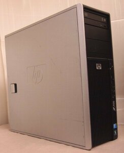 NoT439☆HP Z400 Workstation VS933AV 旧機種ジャンク扱い/Xeon W3565 3.2GHz/メモリ8GB/HDD250GB/SDVD/Win7Pro64bitリカバリ済☆