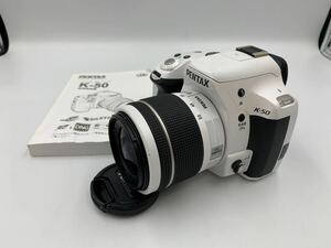 ペンタックス K-50 デジタルカメラ smc PENTAX DA L F3.5-5.6 18-55mm AL WR カメラ・レンズセット 通電確認済み