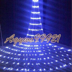 3X3M 320 ナイアガラ LEDイルミネーション クリスマス 電装品 屋外照明 4色 ストリングライト 流星 カーテンライト結婚式 照明装飾