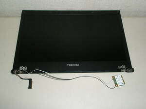 液晶パネル 無線LANカード付き 東芝 R732/F 美品 表示良好 R730/B R731/B R731/C R731/D R731/E R732/F R732/H R732/G RX3