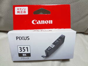 Canon キャノン純正品　インクカートリッジ PIXUS 　BCI-351BK 　ブラック　1個　　期限切れ　2024.03　