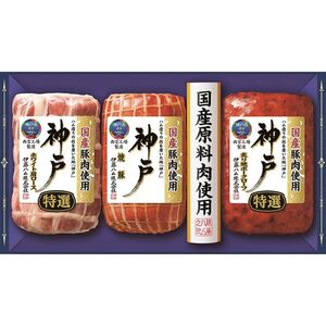 〔お歳暮ギフト〕伊藤ハム 神戸ギフト B 〔申込締切12/11、お届け期間11月末～12/25〕