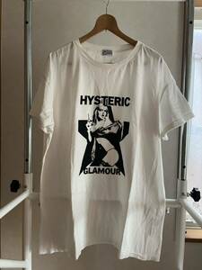 美品ヒステリックグラマー人気完売オーバーサイズTシャツ白HYSTERIC GLAMOUR