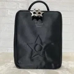 ほぼ未使用　Dior Beauty 黒 ポーチ 星型チャーム