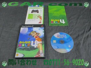 KX85 PlayStation2/PS2/プレステ2 ソフト 「みんなのゴルフ 4」 みんゴル ゲーム テレビゲーム コレクション