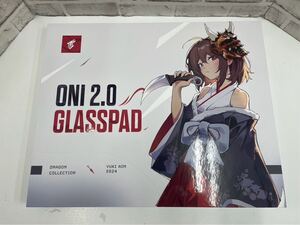 【59626.0216Ｔ】☆中古☆Yuki Aim Collection マウスパッド ユキエイム ONI 2.0 GLASSPAD 2024 ゲーミング ガラス マウスパッド