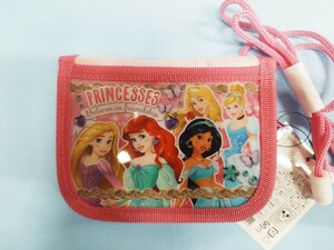 新品☆ディズニー　プリンセス二つ折り財布 子供キッズ 女の子