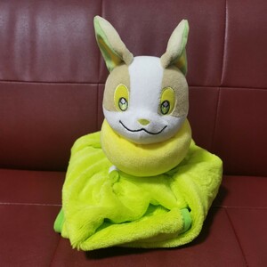 ポケモン ポケモンセンター ぬいぐるみ付きブランケット ワンパチ