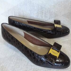 43-65ｇ　美品　フェラガモ ブティック　Salvatore Ferragamo BOUTIQUE　靴　パンプス　6