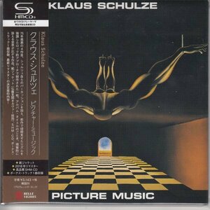 紙ジャケ KLAUS SCHULZE / PICTURE MUSIC（国内盤SHM-CD）