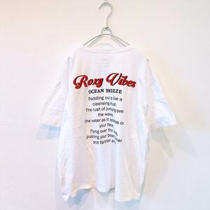 ROXY VIBES TEE/ロキシーバックプリント半袖Tシャツ F