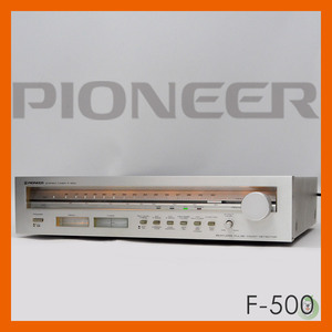 パイオニア/Pioneer　F-500 FM/AM ステレオチューナー 取説付 1979年製 昭和レトロ ジャンク扱い