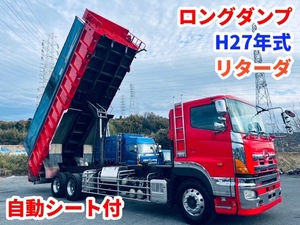 車検付H27年25tロングダンプ★土砂禁★肥料や飼料運搬やチップ運搬などに